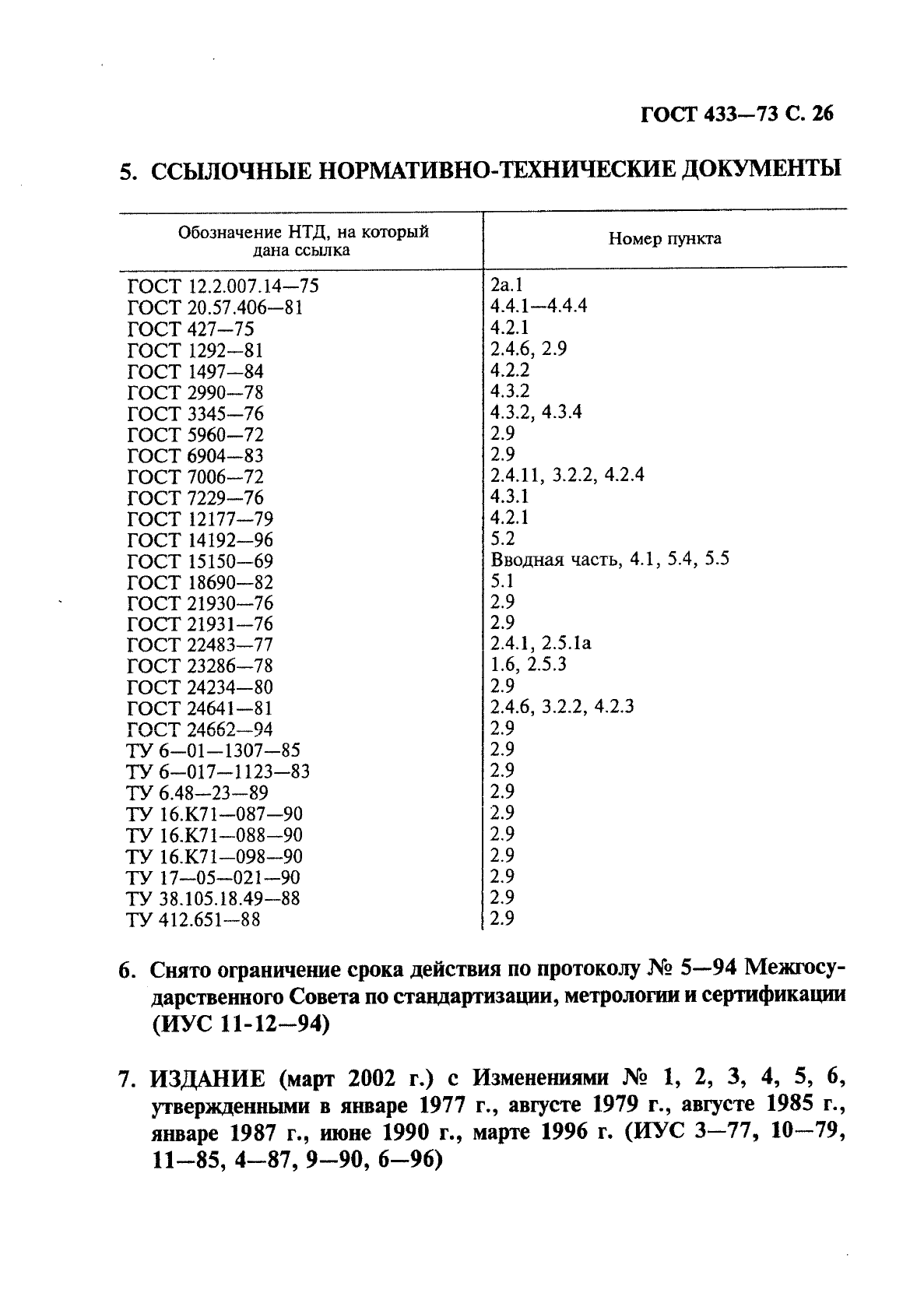 ГОСТ 433-73 Кабели силовые с резиновой изоляцией. Технические условия (фото 27 из 28)