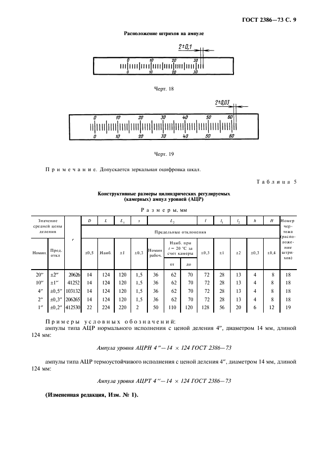 ГОСТ 2386-73 Ампулы уровней. Технические условия (фото 10 из 23)
