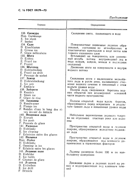 ГОСТ 19179-73 Гидрология суши. Термины и определения (фото 18 из 36)
