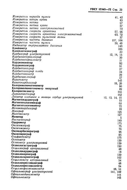 ГОСТ 17562-72 Приборы измерительные для функциональной диагностики. Термины и определения (фото 26 из 45)