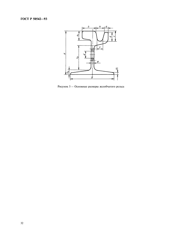 ГОСТ Р 50542-93 Изделия из черных металлов для верхнего строения рельсовых путей. Термины и определения (фото 34 из 36)