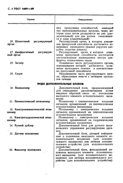 ГОСТ 14691-69 Устройства исполнительные для систем автоматического регулирования. Термины (фото 5 из 14)