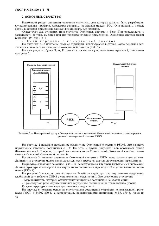 ГОСТ Р МЭК 870-6-1-98 Устройства и системы телемеханики. Часть 6. Протоколы телемеханики, совместимые со стандартами ИСО и рекомендациями ITU-T. Раздел 1. Среда пользователя и организация стандартов (фото 23 из 35)