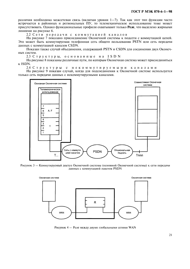 ГОСТ Р МЭК 870-6-1-98 Устройства и системы телемеханики. Часть 6. Протоколы телемеханики, совместимые со стандартами ИСО и рекомендациями ITU-T. Раздел 1. Среда пользователя и организация стандартов (фото 24 из 35)