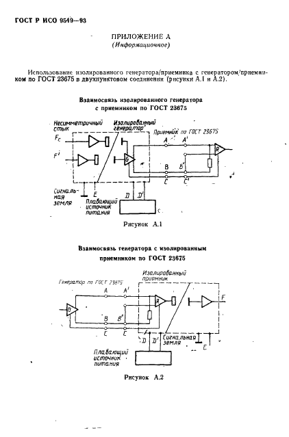 ГОСТ Р ИСО/МЭК 9549-93 Информационная технология. Гальваническая изоляция симметричных цепей стыка (фото 12 из 14)