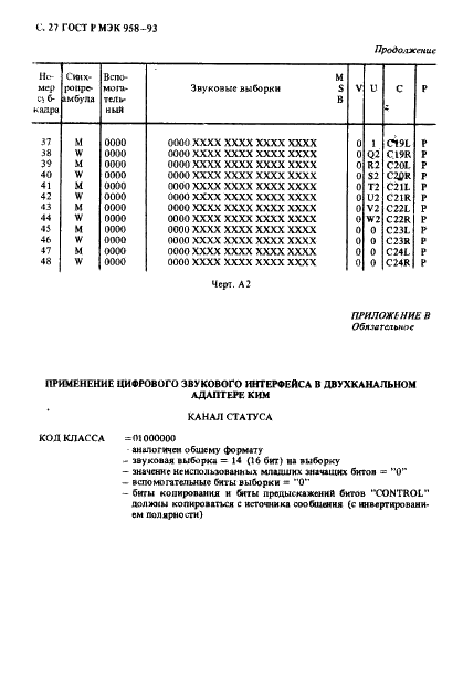 ГОСТ Р МЭК 958-93 Интерфейс цифровой звуковой (фото 28 из 32)