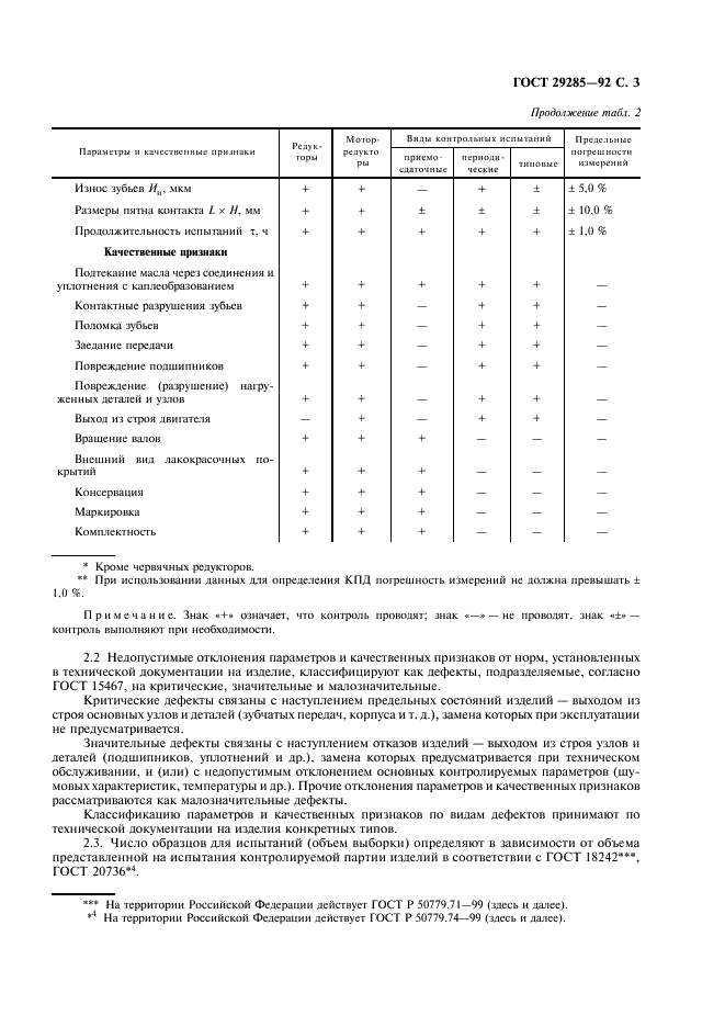 ГОСТ 29285-92 Редукторы и мотор-редукторы. Общие требования к методам испытаний (фото 4 из 11)