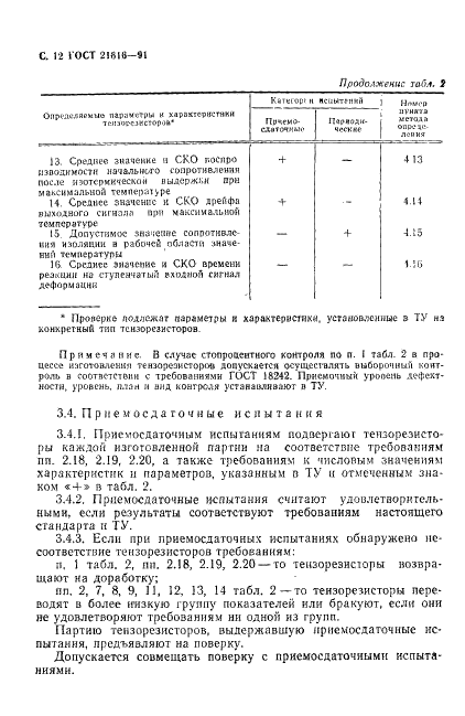 ГОСТ 21616-91 Тензорезисторы. Общие технические условия (фото 13 из 49)