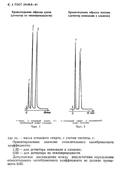 ГОСТ 29188.6-91 Изделия парфюмерно-косметические. Газохроматографический метод определения этилового спирта (фото 5 из 7)