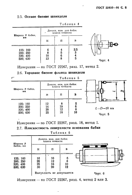 ГОСТ 22410-91 Бабки фрезерные агрегатных станков. Основные размеры. Нормы точности и жесткости (фото 6 из 14)