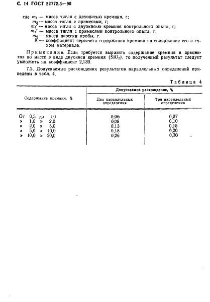 ГОСТ 22772.5-90 Руды марганцевые, концентраты и агломераты. Методы определения двуокиси кремния (фото 15 из 17)
