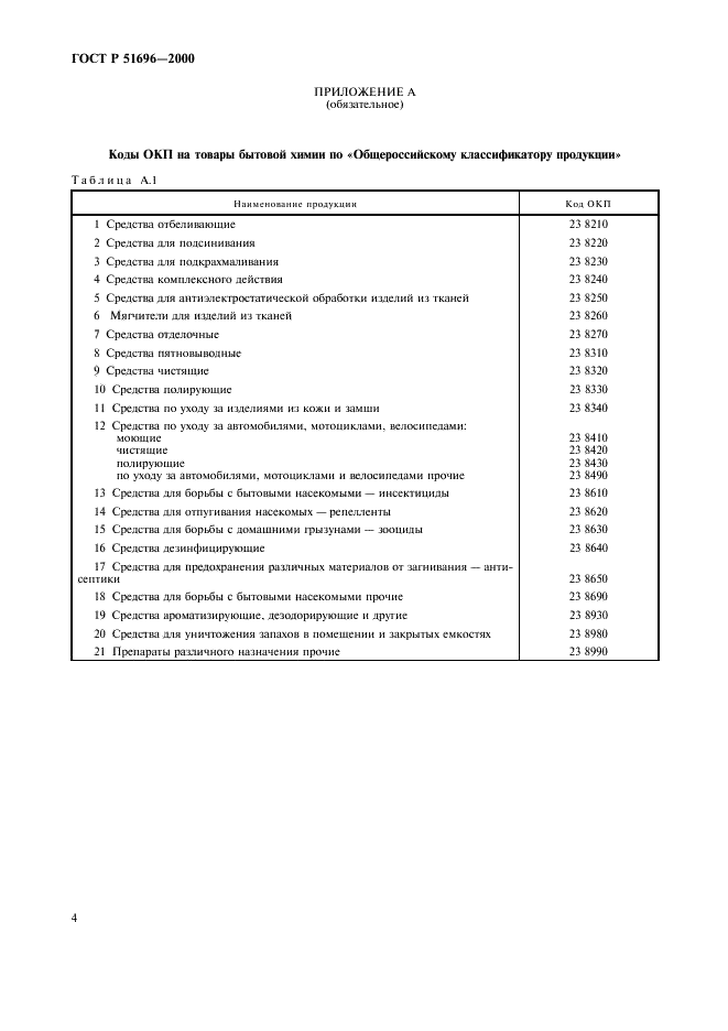 ГОСТ Р 51696-2000 Товары бытовой химии. Общие технические требования (фото 6 из 15)