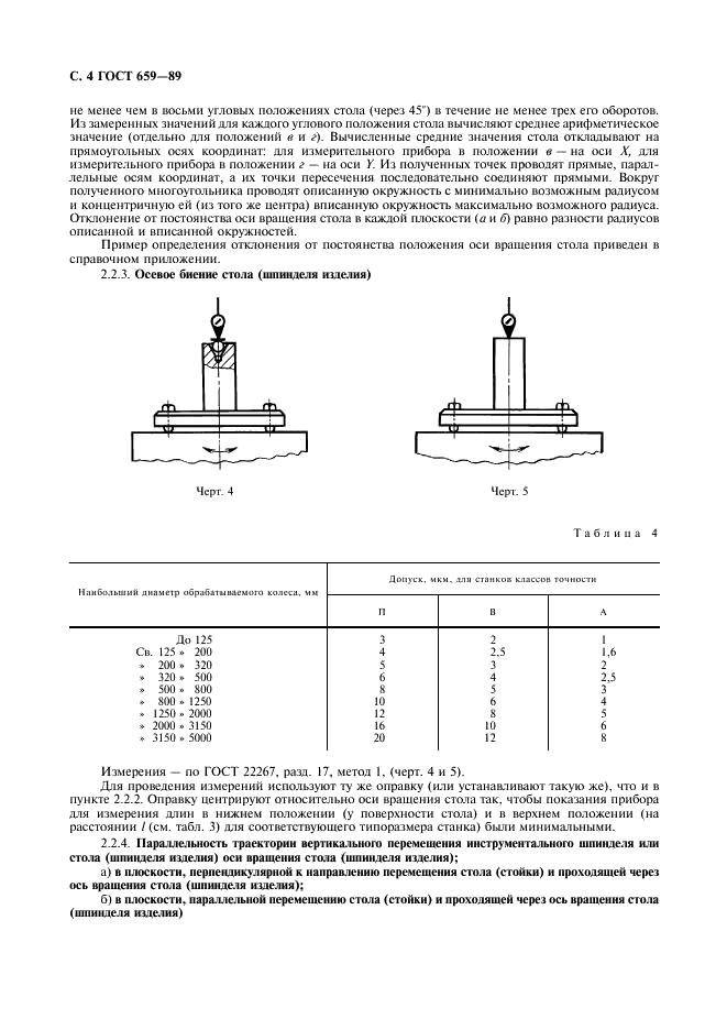 ГОСТ 659-89 Станки зубофрезерные вертикальные для цилиндрических колес. Основные параметры и размеры. Нормы точности (фото 5 из 17)