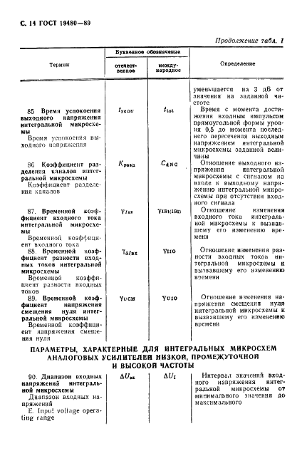 ГОСТ 19480-89 Микросхемы интегральные. Термины, определения и буквенные обозначения электрических параметров (фото 15 из 71)