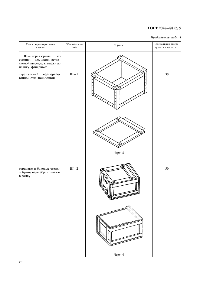ГОСТ 9396-88 Ящики деревянные многооборотные. Общие технические условия (фото 6 из 27)