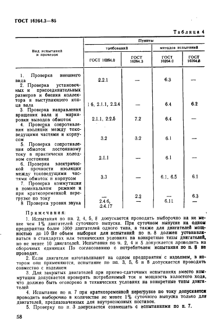 ГОСТ 16264.3-85 Двигатели коллекторные. Общие технические условия (фото 5 из 9)