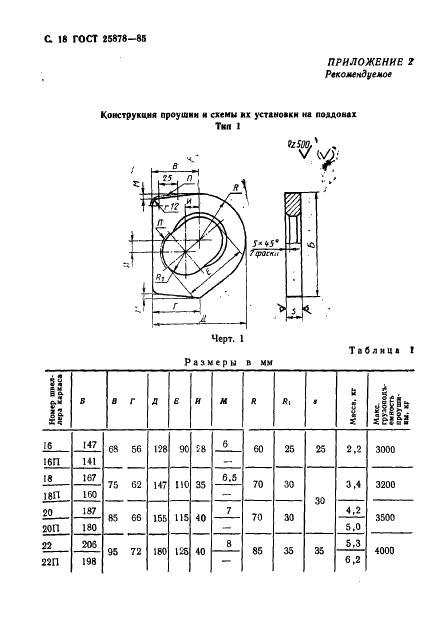 ГОСТ 25878-85 Формы стальные для изготовления железобетонных изделий. Поддоны. Конструкция и размеры (фото 19 из 43)