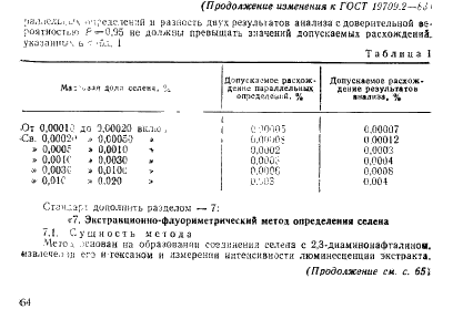 ГОСТ 19709.2-83 Теллур высокой чистоты. Методы определения селена (фото 6 из 8)