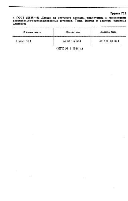 ГОСТ 25886-83 Детали из листового проката, штампуемые с применением универсально-переналаживаемых штампов. Типы, формы и размеры основных элементов (фото 3 из 12)