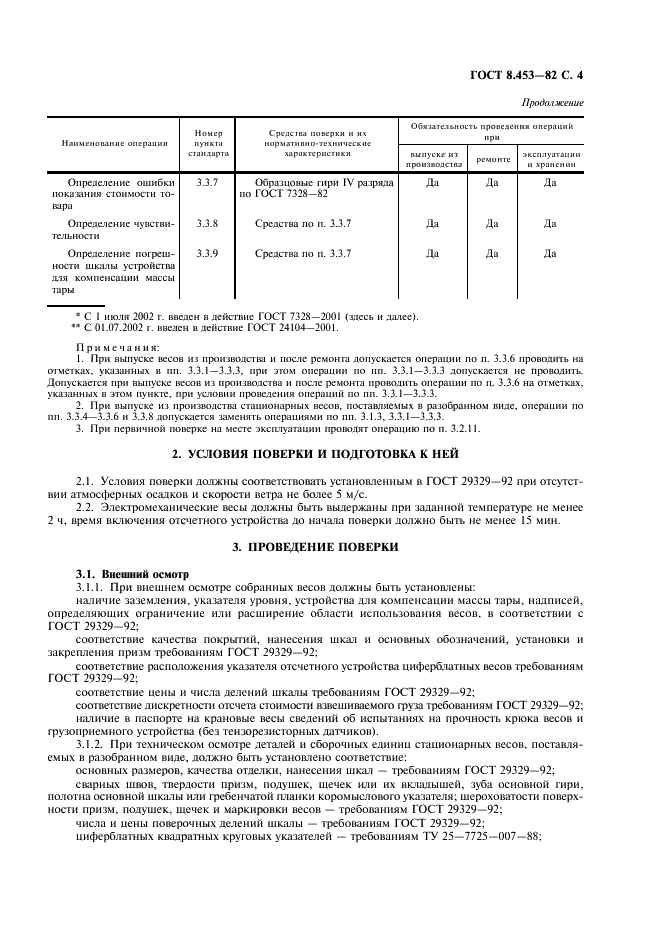 ГОСТ 8.453-82 Государственная система обеспечения единства измерений. Весы для статистического взвешивания. Методы и средства поверки (фото 5 из 12)