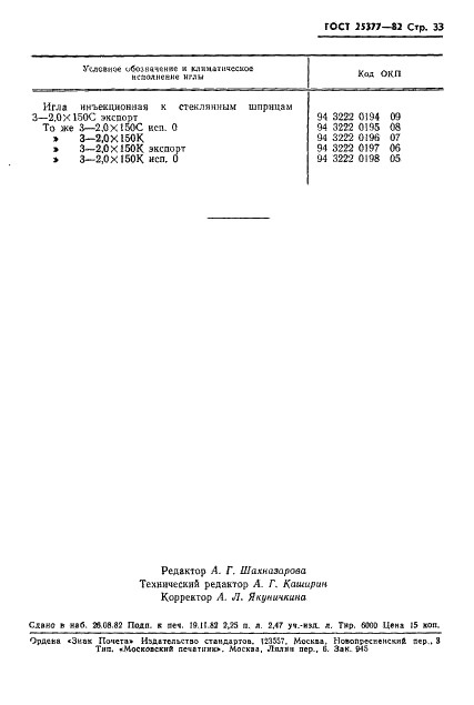 ГОСТ 25377-82 Иглы инъекционные многократного применения. Технические условия (фото 35 из 53)