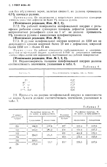ГОСТ 6456-82 Шкурка шлифовальная бумажная. Технические условия (фото 5 из 12)