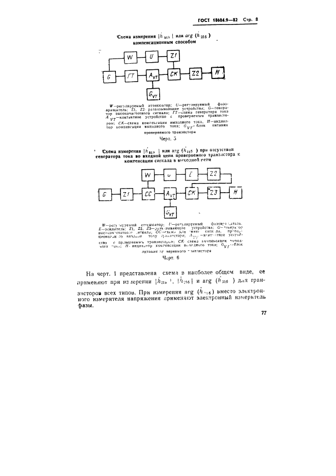 ГОСТ 18604.9-82 Транзисторы биполярные. Методы определения граничной и предельной частот коэффициента передачи тока (фото 8 из 17)