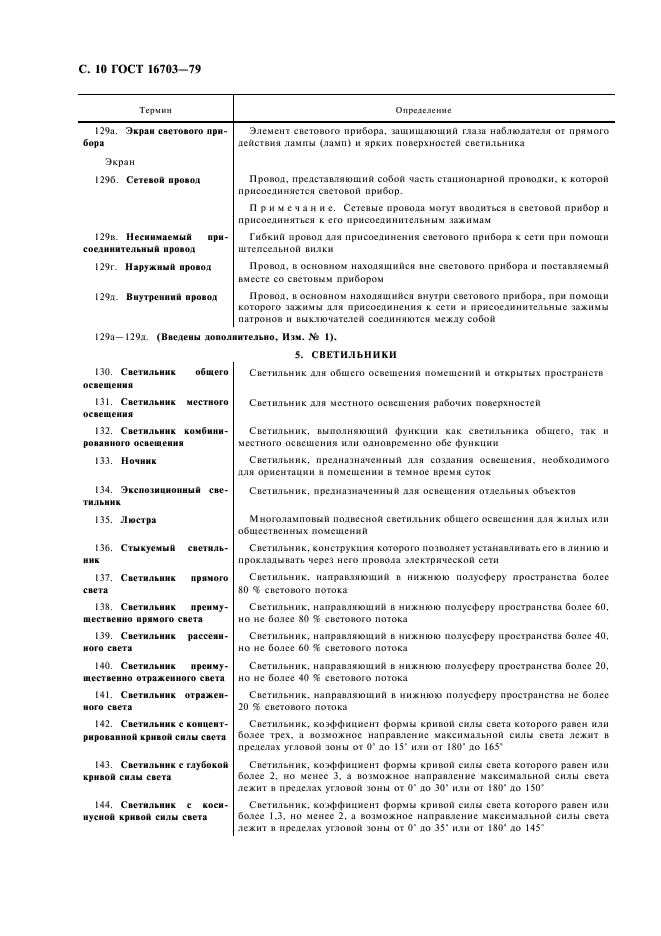 ГОСТ 16703-79 Приборы и комплексы световые. Термины и определения (фото 11 из 19)