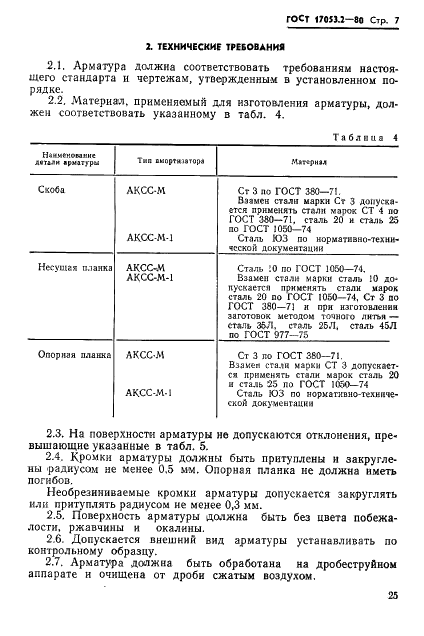 ГОСТ 17053.2-80 Арматура для амортизаторов корабельных АКСС-М. Технические условия (фото 7 из 14)