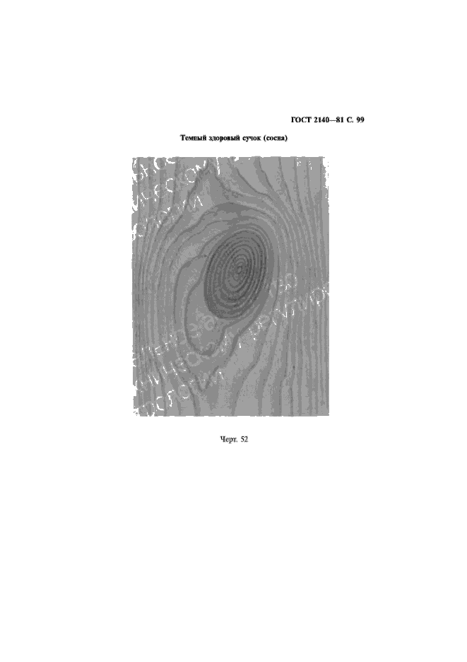 ГОСТ 2140-81 Видимые пороки древесины. Классификация, термины и определения, способы измерения (фото 102 из 121)