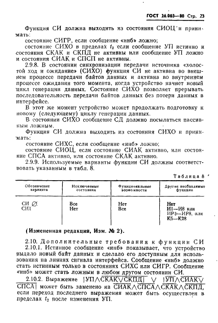 ГОСТ 26.003-80 Система интерфейса для измерительных устройств с байт-последовательным,бит-параллельным обменом информацией. Требования к совместимости (фото 26 из 114)