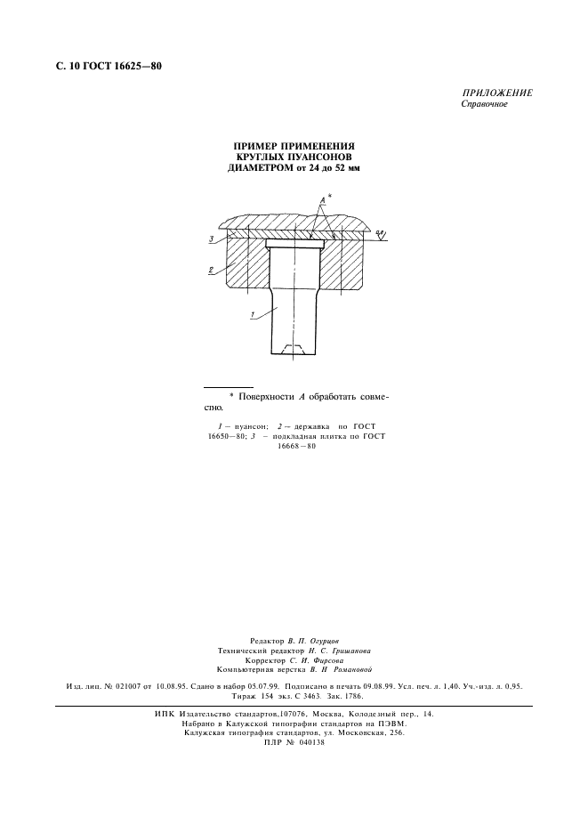 ГОСТ 16625-80 Пуансоны круглые диаметром от 24 до 52 мм. Конструкция и размеры (фото 11 из 11)