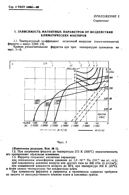 ГОСТ 24063-80 Ферриты магнитотвердые. Марки и основные параметры (фото 5 из 14)