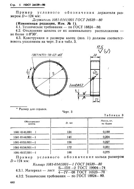 ГОСТ 24539-80 Кожухи оградительные телескопические быстросменные. Конструкция и размеры (фото 5 из 10)