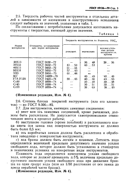 ГОСТ 19126-79 Инструменты медицинские металлические. Общие технические условия (фото 4 из 37)