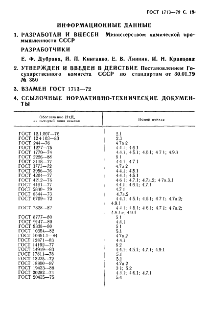 ГОСТ 1713-79 Барий азотнокислый технический. Технические условия (фото 19 из 20)