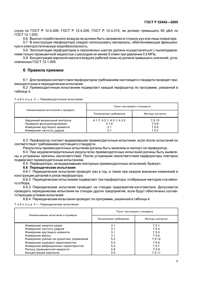ГОСТ Р 52442-2005 Перфораторы пневматические телескопические. Общие технические требования (фото 8 из 15)