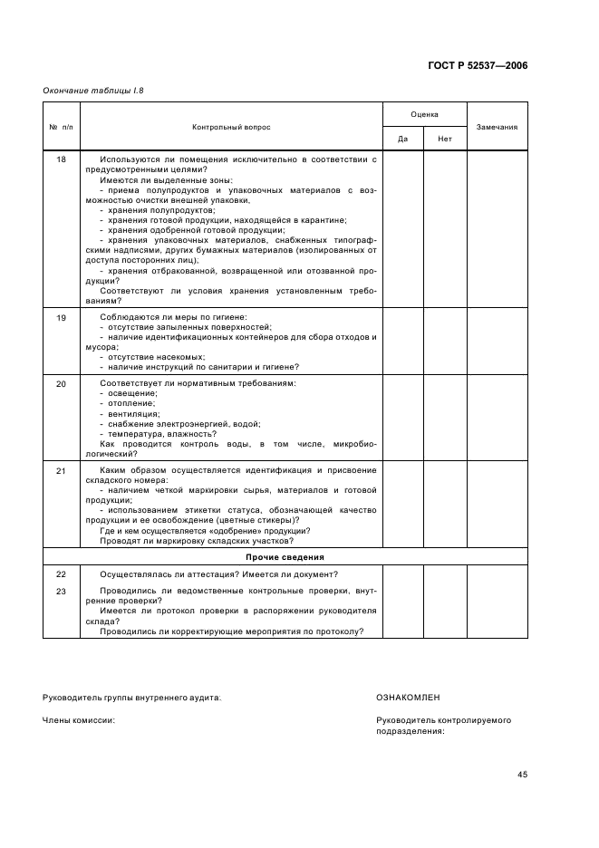 ГОСТ Р 52537-2006 Производство лекарственных средств. Система обеспечения качества. Общие требования (фото 49 из 51)