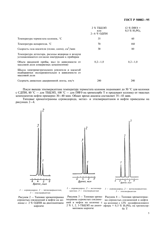 ГОСТ Р 50802-95 Нефть. Метод определения сероводорода, метил- и этилмеркаптанов (фото 8 из 11)