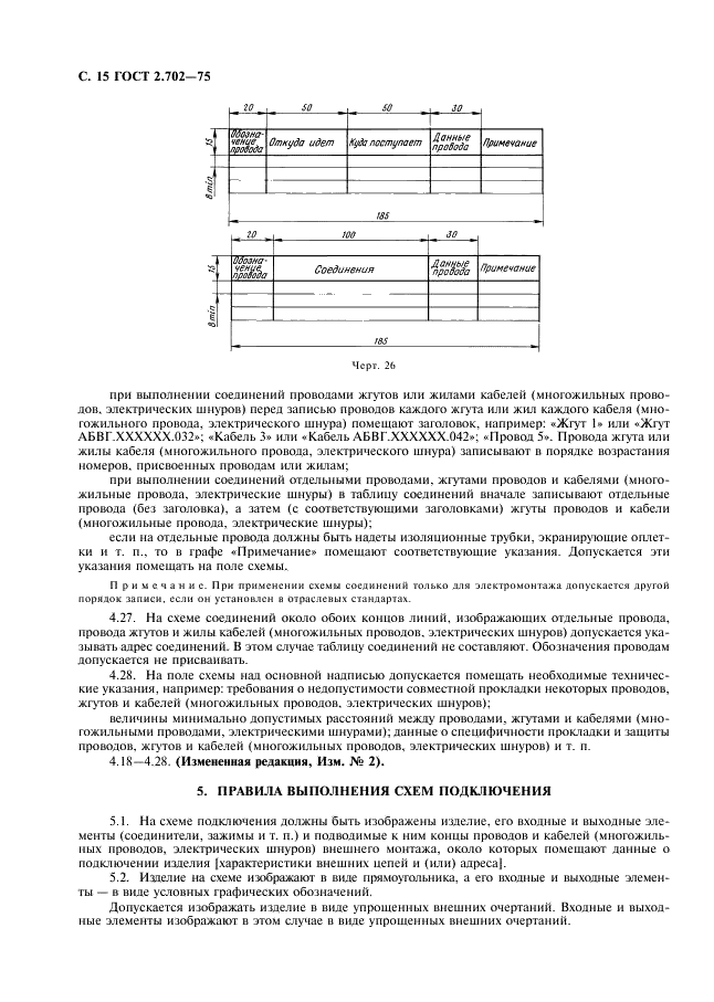 ГОСТ 2.702-75 Единая система конструкторской документации. Правила выполнения электрических схем (фото 16 из 20)