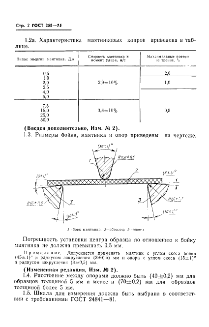 ГОСТ 258-75 Эбонит. Метод определения хрупкости на маятниковом копре (фото 3 из 7)