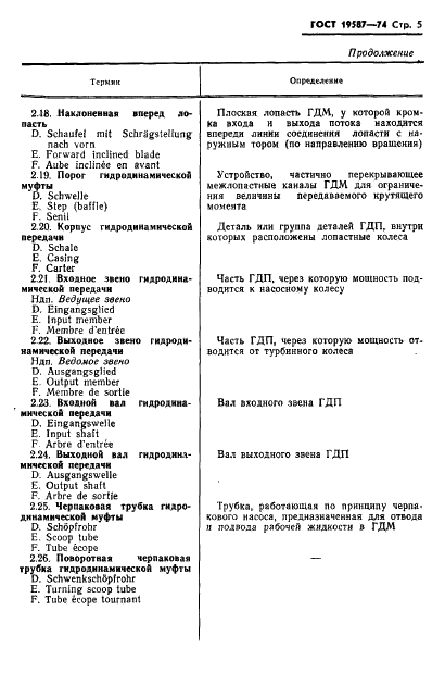 ГОСТ 19587-74 Передачи гидродинамические. Термины и определения (фото 8 из 37)