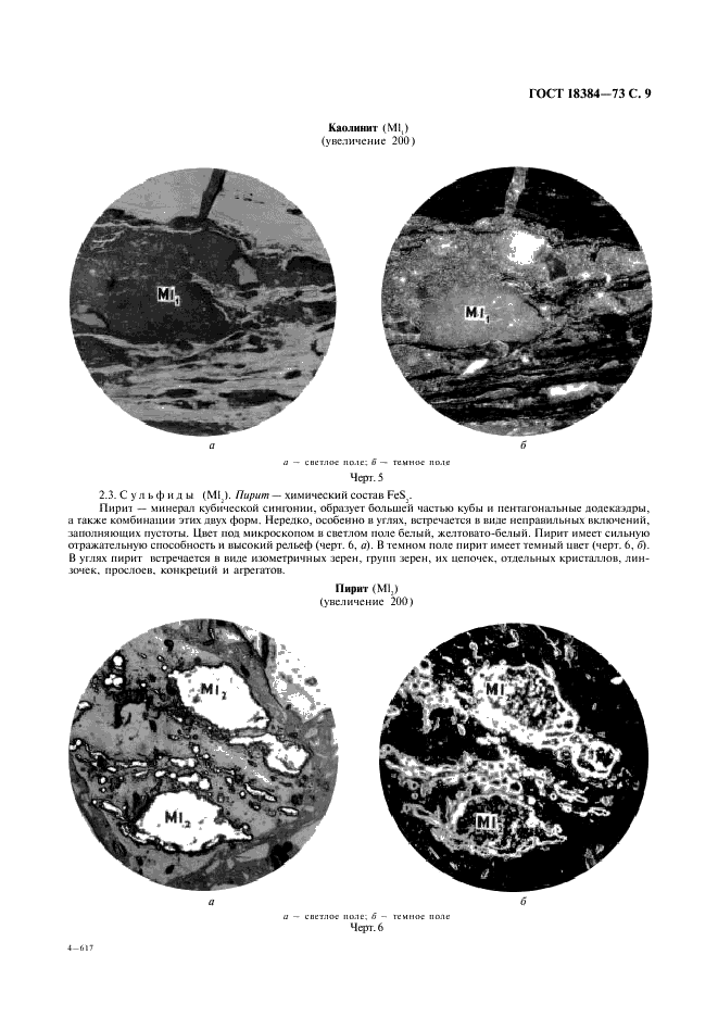 ГОСТ 18384-73 Угли каменные. Петрографический метод определения степени обогатимости (фото 10 из 26)