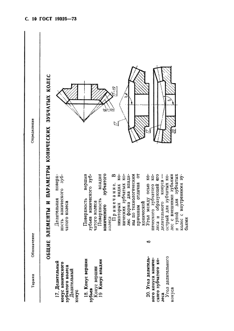 ГОСТ 19325-73 Передачи зубчатые конические. Термины, определения и обозначения (фото 11 из 89)