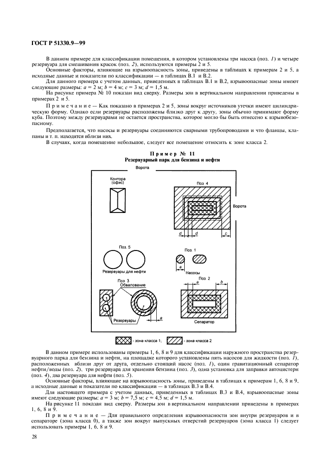 ГОСТ Р 51330.9-99 Электрооборудование взрывозащищенное. Часть 10. Классификация взрывоопасных зон (фото 32 из 40)