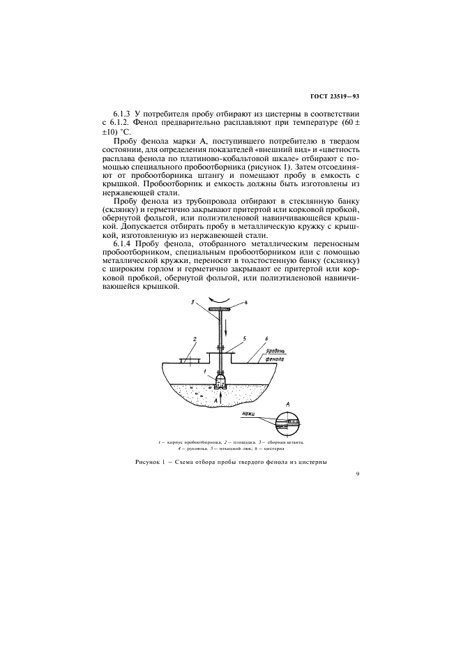 ГОСТ 23519-93 Фенол синтетический технический. Технические условия (фото 12 из 26)
