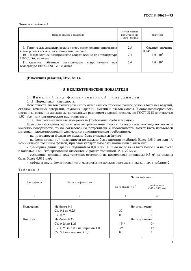 ГОСТ Р 50624-93 Материал электроизоляционный фольгированный нормированной горючести для печатных плат на основе целлюлозной бумаги, пропитанной эпоксидным связующим (внутренние слои), и стеклоткани, пропитанной эпоксидным связующим (наружные слои) (вертикальный метод горения). Технические условия (фото 5 из 12)
