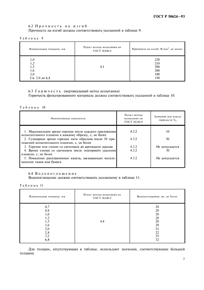 ГОСТ Р 50624-93 Материал электроизоляционный фольгированный нормированной горючести для печатных плат на основе целлюлозной бумаги, пропитанной эпоксидным связующим (внутренние слои), и стеклоткани, пропитанной эпоксидным связующим (наружные слои) (вертикальный метод горения). Технические условия (фото 9 из 12)