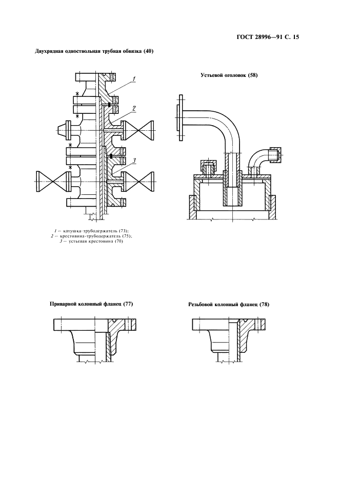 ГОСТ 28996-91 Оборудование нефтепромысловое устьевое. Термины и определения (фото 16 из 23)