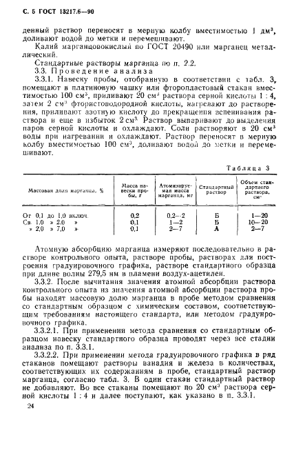 ГОСТ 13217.6-90 Феррованадий. Методы определения марганца (фото 5 из 7)